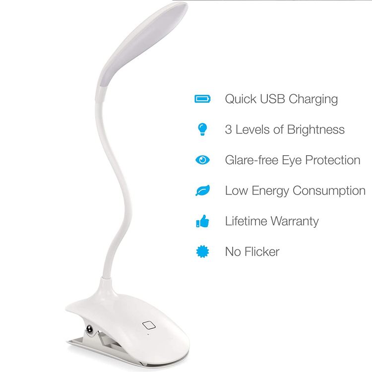  reading lamp clip on bed