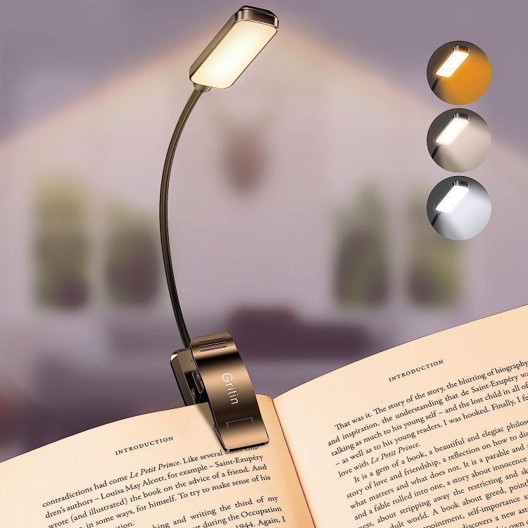 book clamp light