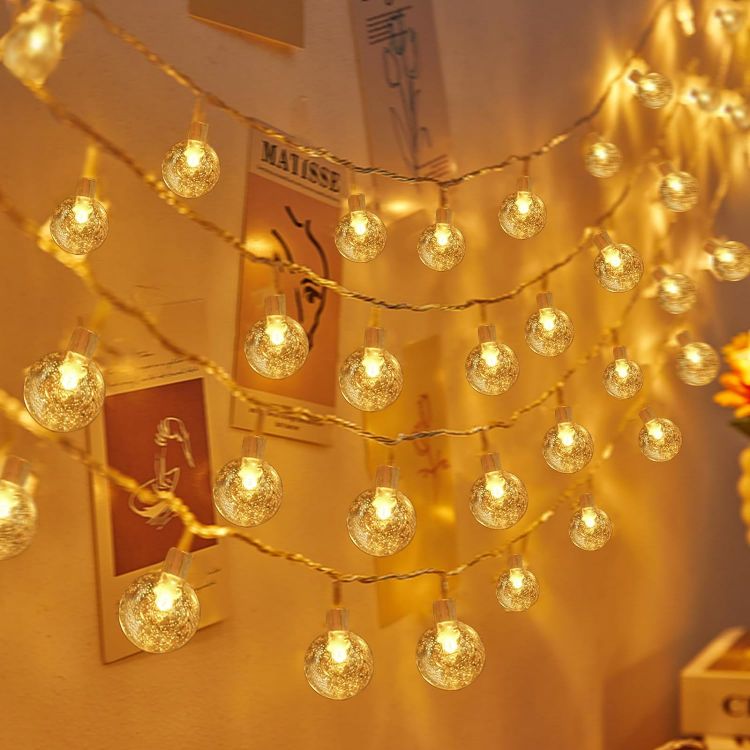 Picture of Fairy Lights, 3m 20 LED Globe String Lights with Remote, USB Fairy Lights for Bedroom, Indoor Outdoor Christmas Lights