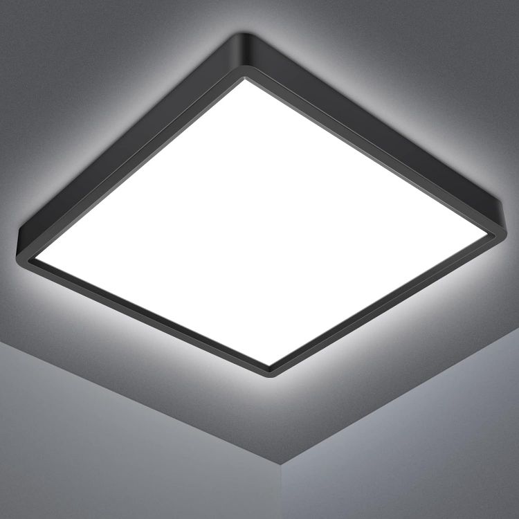 Picture of LED Ceiling Light,48W  100W Equivalent,6000K Daylight White,Waterproof IP54,Flush Mount, Square Modern Ceiling