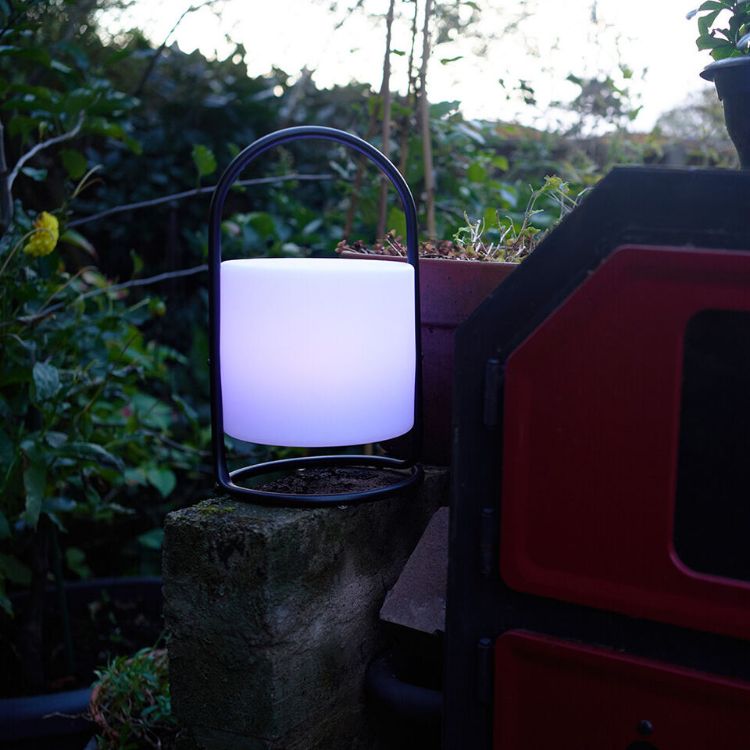 Picture of Outdoor Table Lamp Colour Changing LED Rechargeable Battery Garden IP44 Light