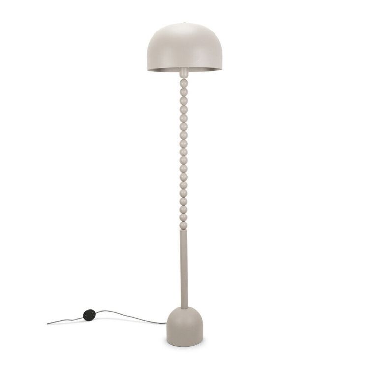 Picture of Pebble Abstract Floor Lamp Metal Dome Lampshade Standard Living Room Light With Bulb