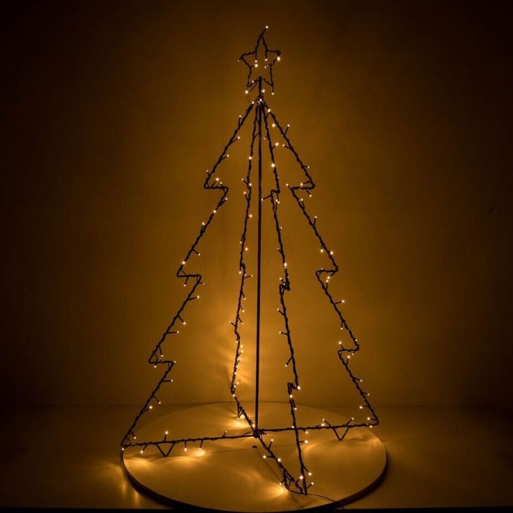 Picture of 1.2M Standing Christmas Tree Light Warm White Lights Xmas Décor Indoor Outdoor