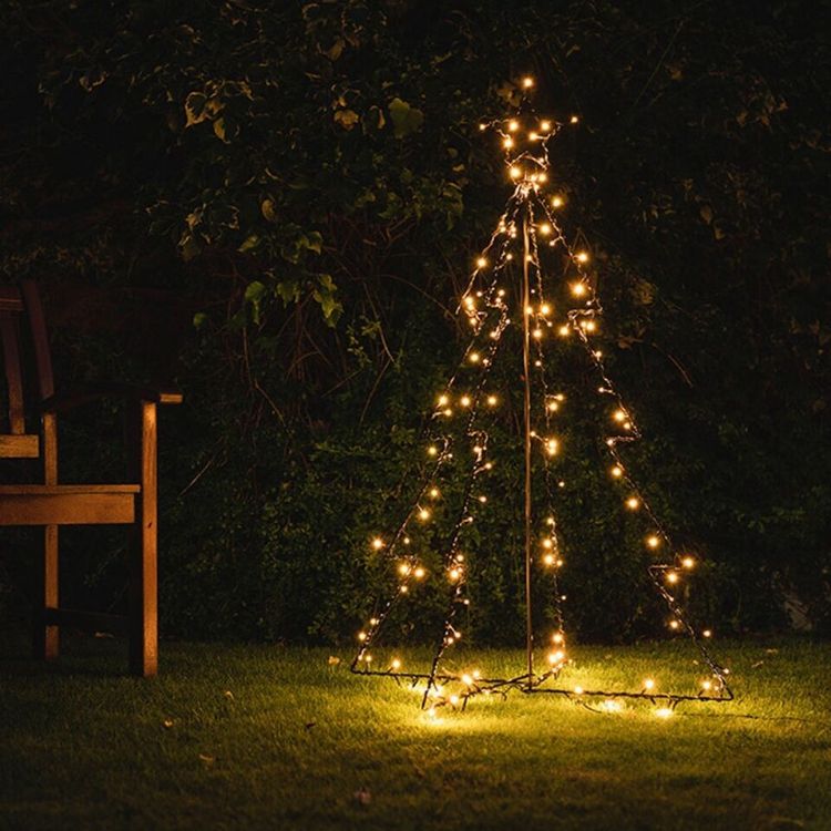 Picture of 1.2M Standing Christmas Tree Light Warm White Lights Xmas Décor Indoor Outdoor