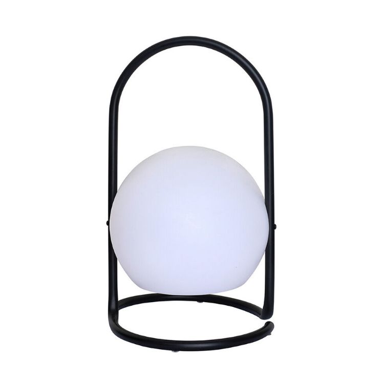 Picture of Outdoor Table Lamp Modern Globe Colour Changing LED Rechargeable LED IP44 Light