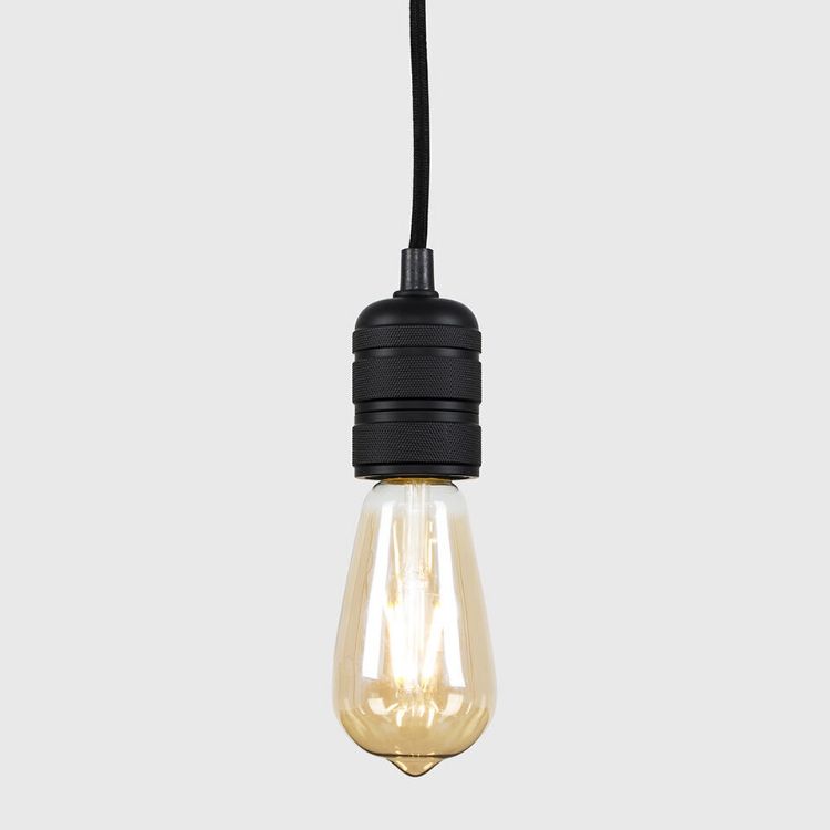 Picture of Hanging Ceiling Light Fitting Industrial Pendant Lampholder LED Filament Bulbs