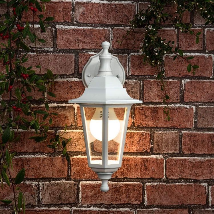 Picture of Outdoor Wall Light Traditional Garden Lantern Outside Lighting IP44 Yard Patio