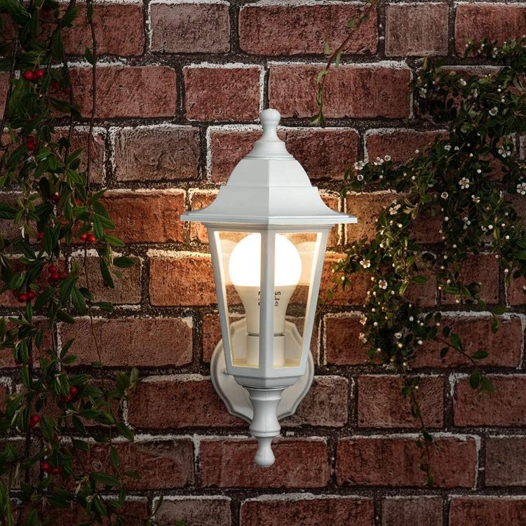 Picture of Outdoor Wall Light Traditional Garden Lantern Outside Lighting IP44 Yard Patio