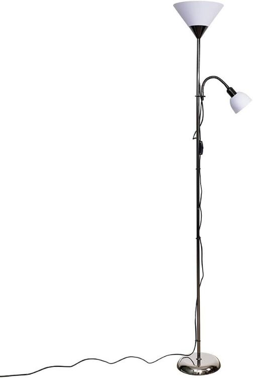 Picture of Modern Mother & Child 2 Way Floor Lamp Standard Lounge Reading Light LED Bulb