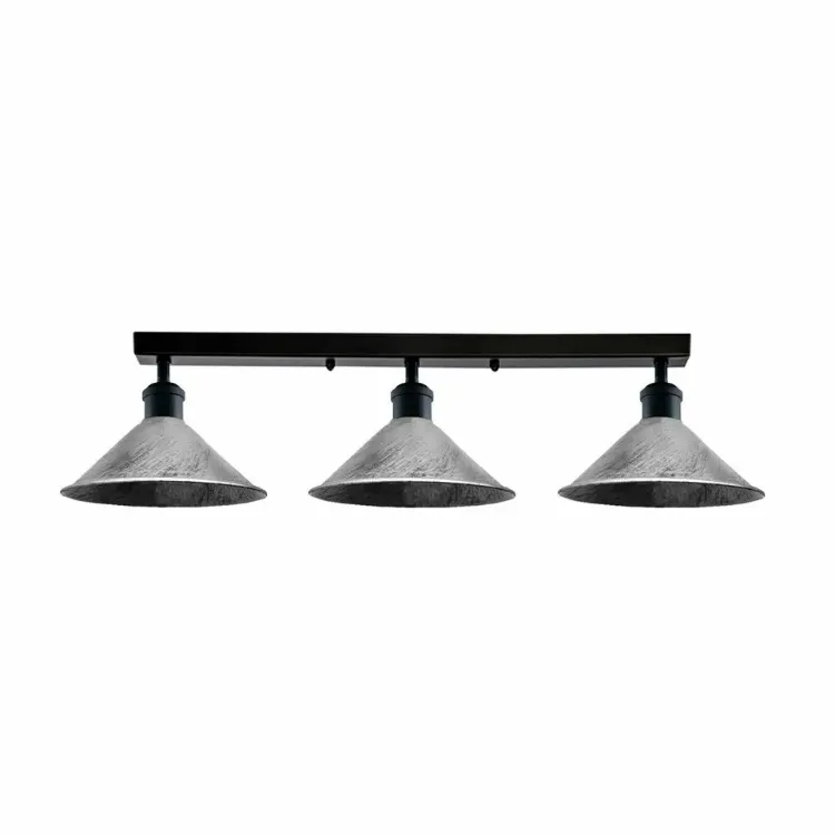 Picture of Vintage Industrial 3-Head Pendant Lamp 3-Way Ceiling Light with E27 Socket 