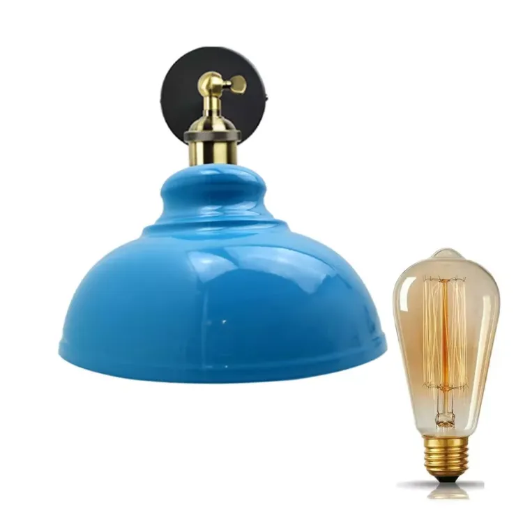 Picture of Industrial Vintage E27 Ceiling Light Wall Sconce Wall Lamp Retro Indoor Fixture