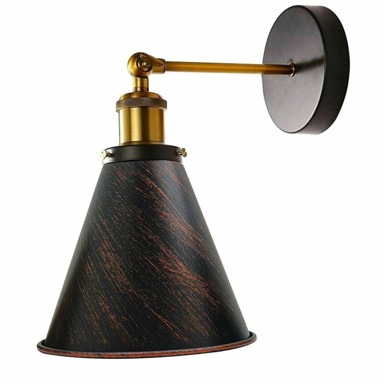 Picture of E27 Vintage Retro Industrial Loft Rustic Wall Sconce Wall Lights Porch Lamp