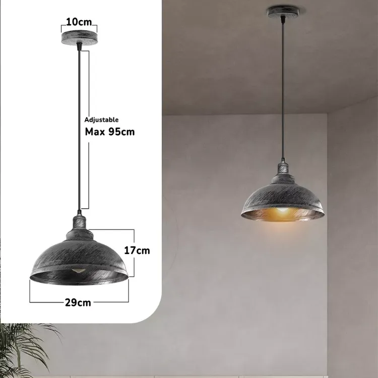 Picture of Retro Vintage Pendant Ceiling Shade Industrial Chandelier Light for Kitchen Chandelier Home