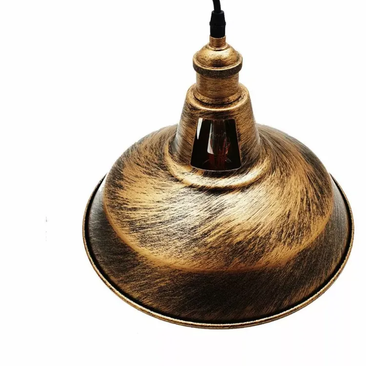 Picture of Metal Pendant Lamp Shade Vintage Hanging Fixture for Ceiling Lighting 