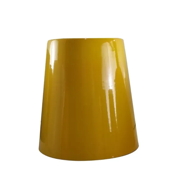 Picture of  Industrial Modern Retro 3 Way Rectangle Bell shape Yellow Pendant Light