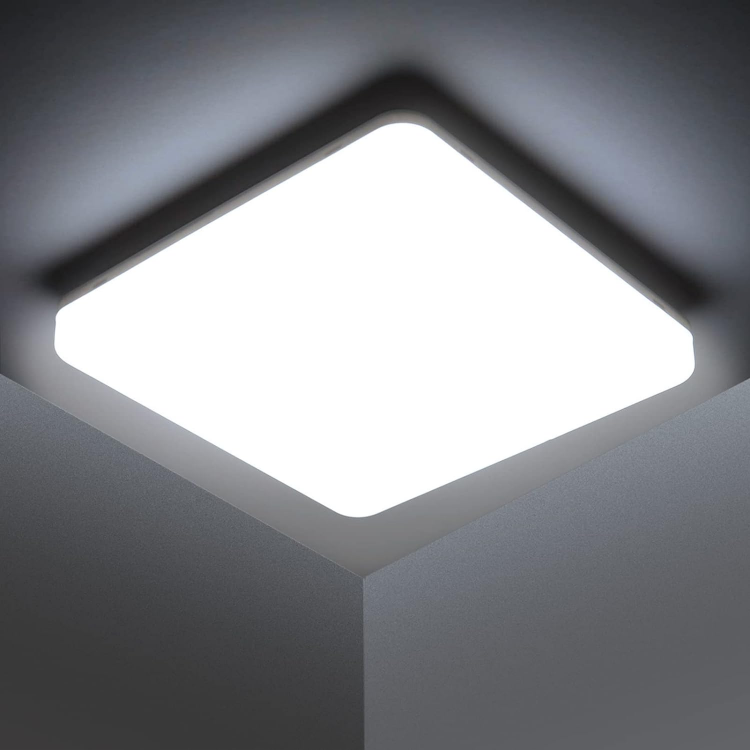 Picture of LED Ceiling Light Ultra Slim 48W 4320LM, Kitchen Ceiling Lights Cold White 6500K, Square Ceiling Lights for Bathroom Living Room Bedroom Hallway Balcony