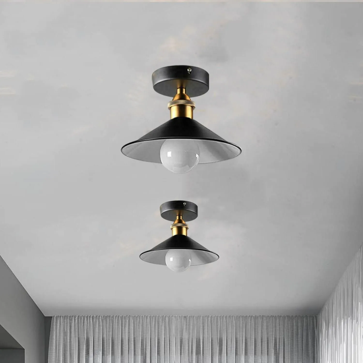 Picture of Ceiling Light Round Cone Down Lights Bathroom Kitchen Living Room Ceiling Lamp
