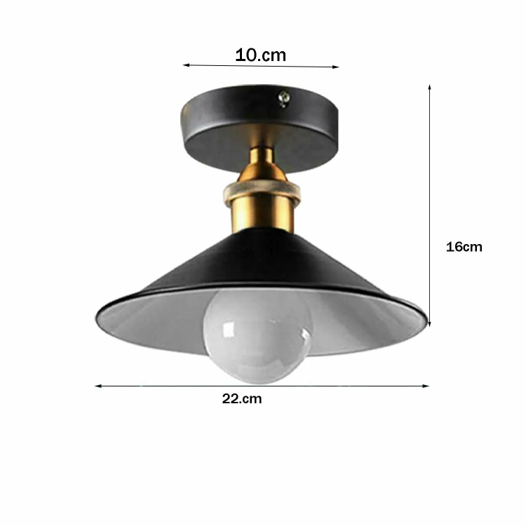 Picture of Ceiling Light Round Cone Down Lights Bathroom Kitchen Living Room Ceiling Lamp
