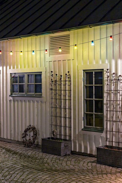 Picture of 20x Multicoloured LED Festoon Lights - Clear Bulbs - E27 - Indoor/Outdoor - 2379-500