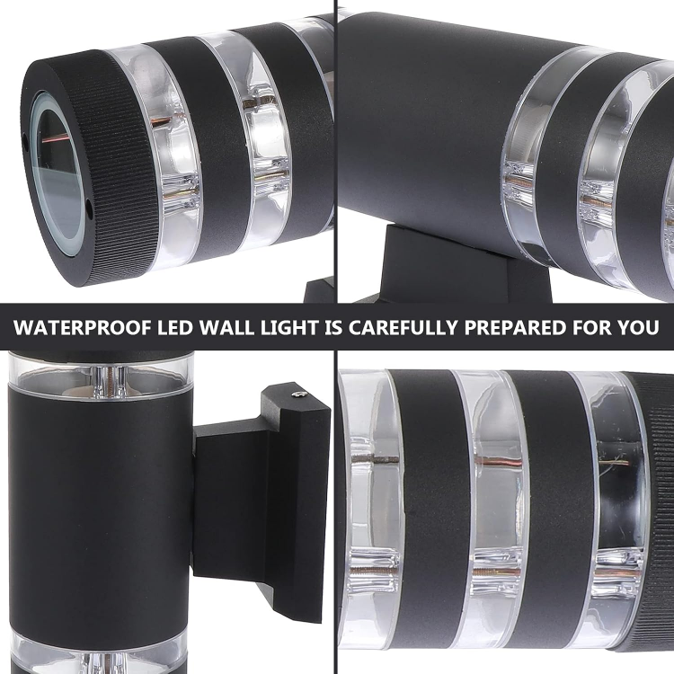 Picture of Outdoor LED Double- Head Small Wall Lamp Simple Waterproof Courtyard Lamp