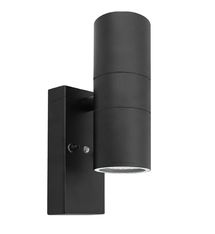 Picture of  Outdoor Wall Lights Day/Night Sensor, GU10 Base Double Up Down Exterior Wall Sconce, IP44 Waterproof Dawn to Dusk Outside Light for Patio, Garden, Porch, Garage（Bulbs not Included）