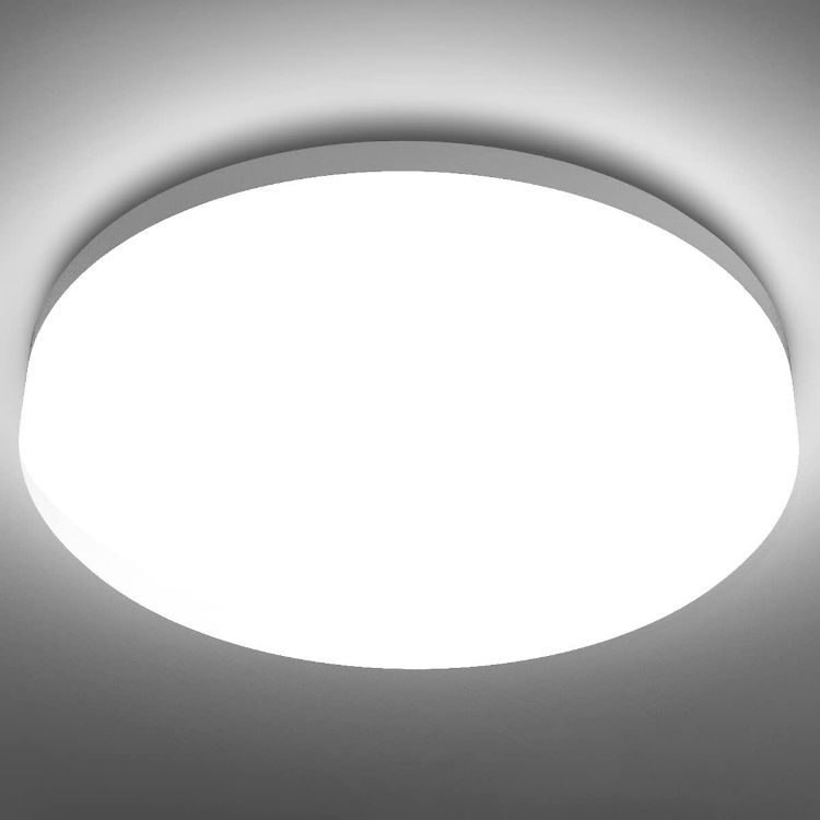 Picture of LED Ceiling Light, 36W Daylight White 6500K, 3240LM Bright Indoor Ceiling Lights for Bedroom, Kitchen, Hallway, Outside Porch and More