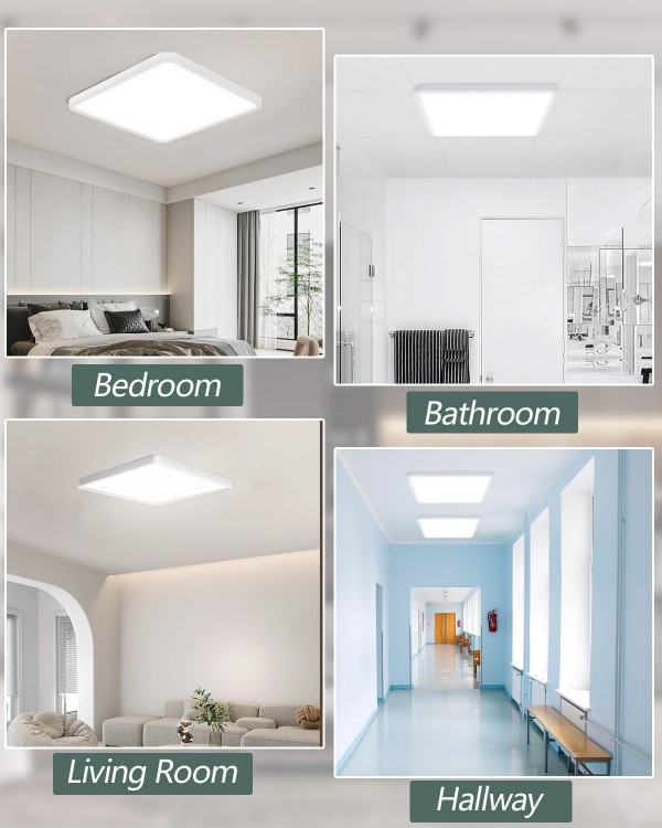 Picture of 40W  LED Ceiling Light, Super Bright 6000K Cold White, Waterproof Ceiling Light for Kitchen & Bathroom