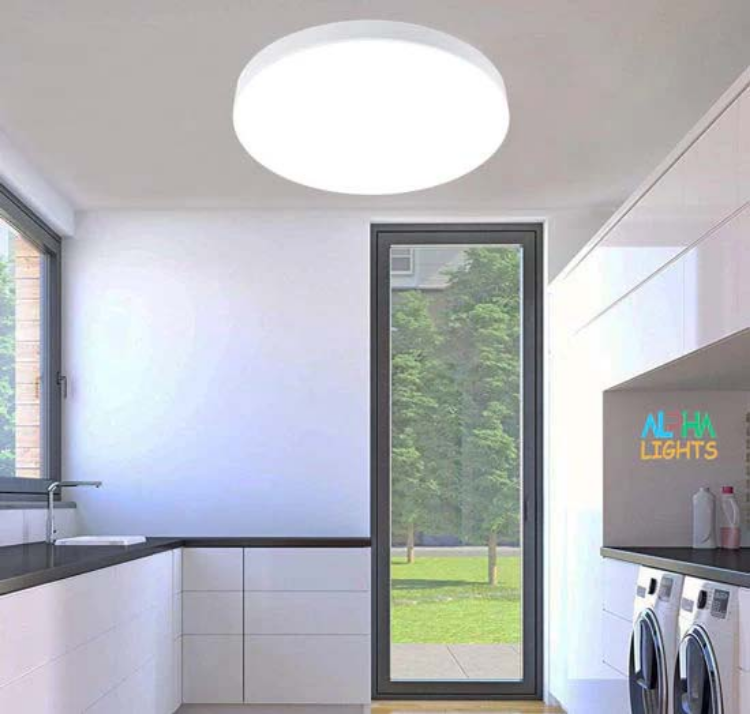 Picture of 13W White Ceiling Light - 6000K Daylight, LED Ceiling Light for Living Room/Dining Room/Bedroom/Hallway