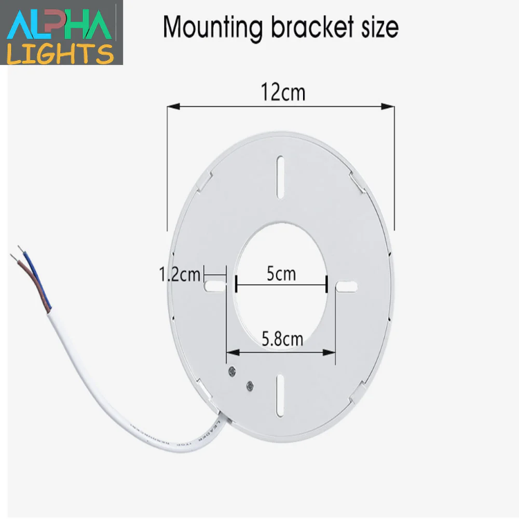 Picture of 48W LED Panel Light, White 20inch Flush Led Ceiling Light for Kitchen Bedroom Living Room