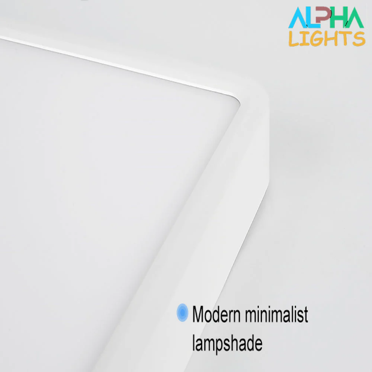 Picture of 48W LED Panel Light, White 20inch Flush Led Ceiling Light for Kitchen Bedroom Living Room