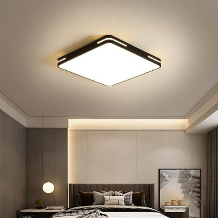 Picture of Modern LED Ceiling Light Square Panel Down Lights Bathroom Living Room Wall Lamp