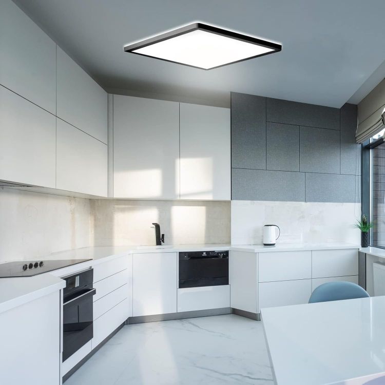 Picture of 6 Pack Slim LED Ceiling Light - 2200LM Bright, Modern Waterproof Design for Bathrooms, Kitchens, and Indoor Use