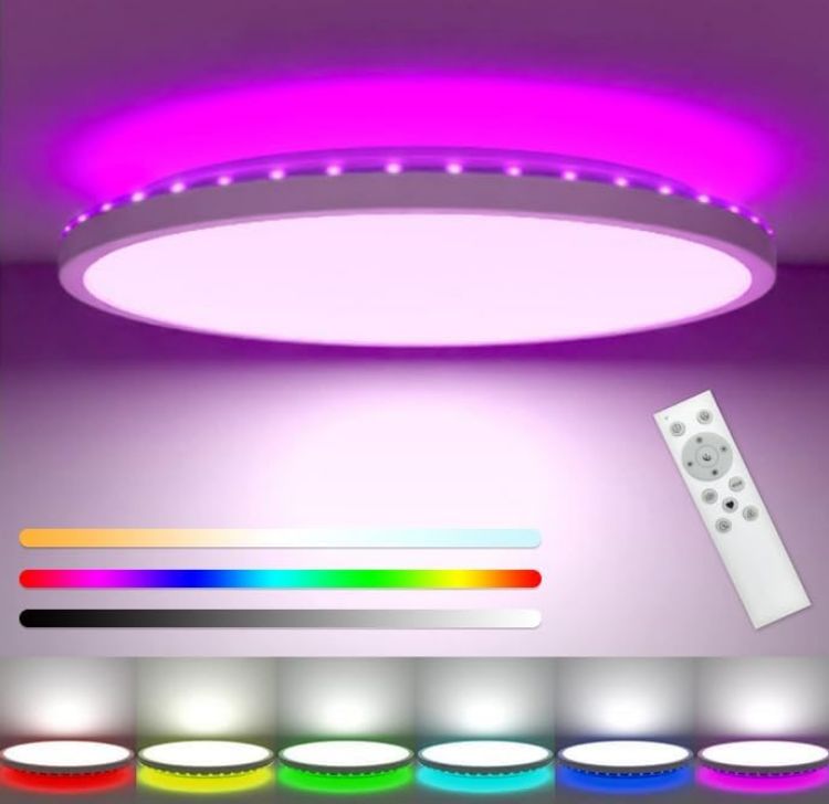 "rgb roung ceiling light- alpha lights-smartgadgets4u"