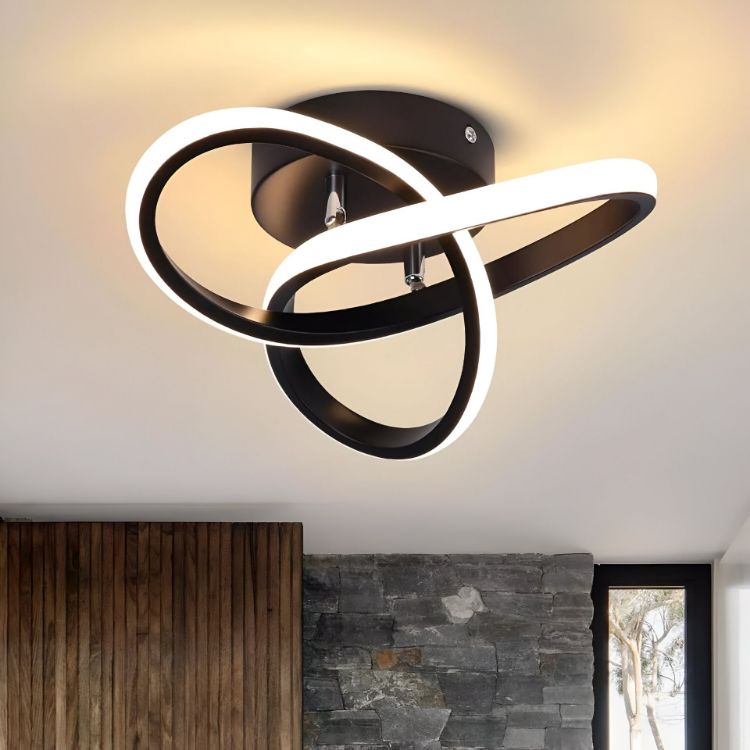 Picture of Sleek Modern LED Pendant Ceiling Light Chandelier for Living Room, Bedroom, and Contemporary Spaces - Stylish and Energy-Efficient Lighting Solution