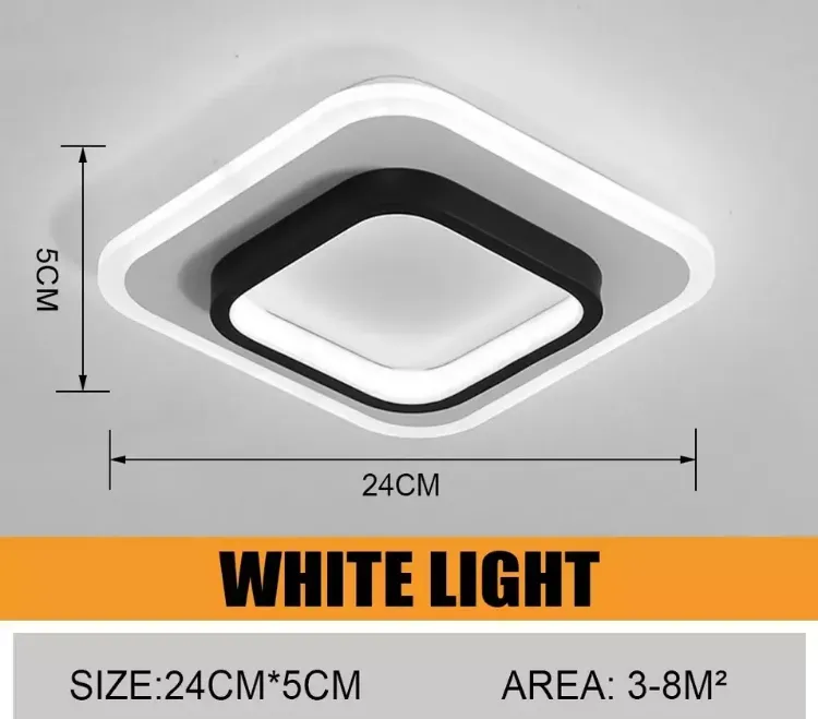 Picture of LED Ceiling Light – Tricolour Dimmable Fixture for Stylish Bedrooms and Living Spaces