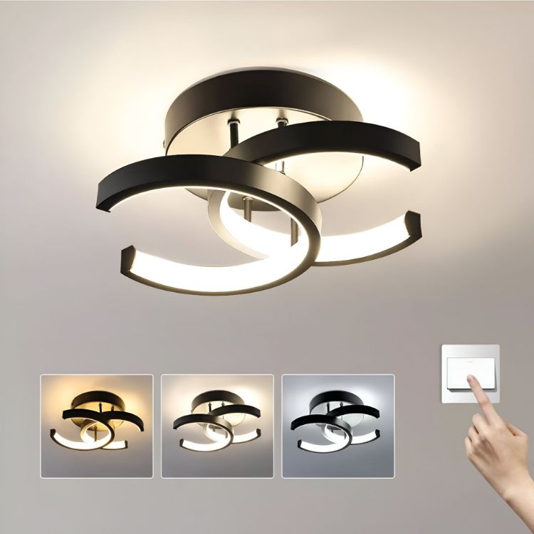 Picture of Modern LED Ceiling Light, Decorative Dimmable Pendant for Bedrooms and Living Rooms