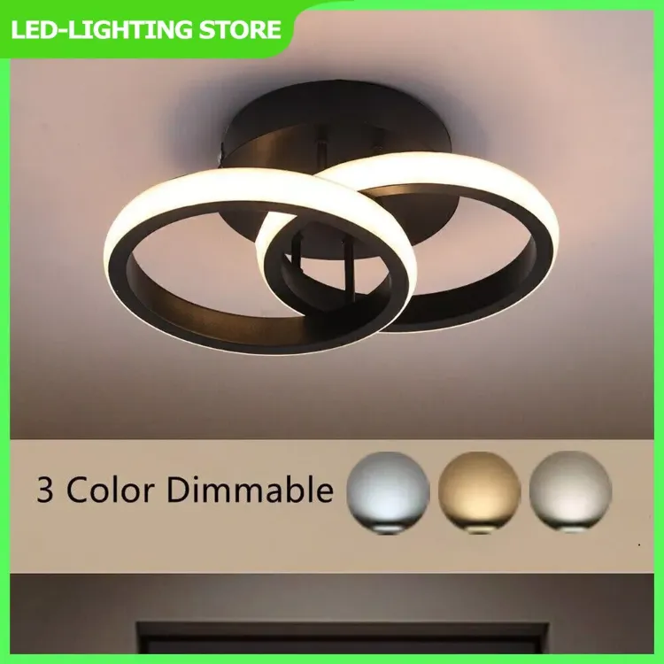 Picture of New LED 3-Color Dimmable Ceiling Light for Bedroom & Living Room – Modern UK Design