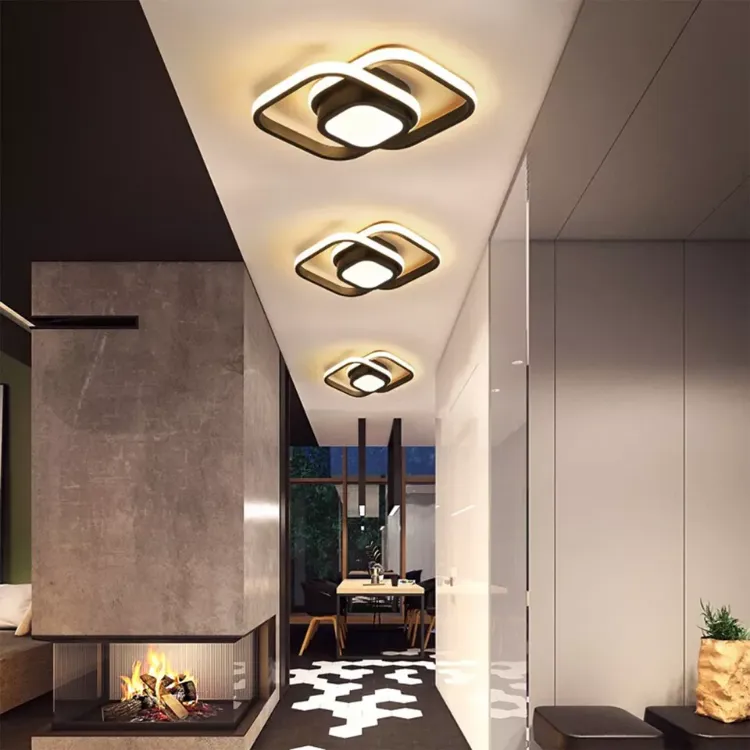 Picture of Modern LED Pendant Chandelier for Living Room and Bedroom - Stylish Ceiling Light for UK Homes