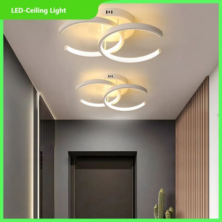 Picture of Chic LED Ceiling Light Fixture – Modern Pendant Chandelier for Living Room, Bedroom, and Indoor Spaces, Energy-Efficient and Stylish Design