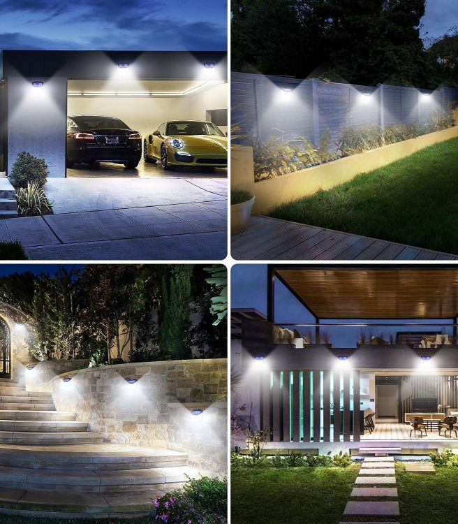 Picture of 238 LED Solar Motion Sensor Light - Outdoor Security, IP65 Waterproof, 270° Wide Angle