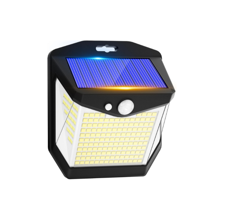 Picture of 238 LED Solar Motion Sensor Light - Outdoor Security, IP65 Waterproof, 270° Wide Angle