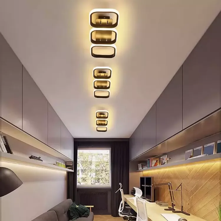 Picture of Chic Modern LED Ceiling Light for Kitchen, Living Room & Bedroom - Dimmable Lamp Design