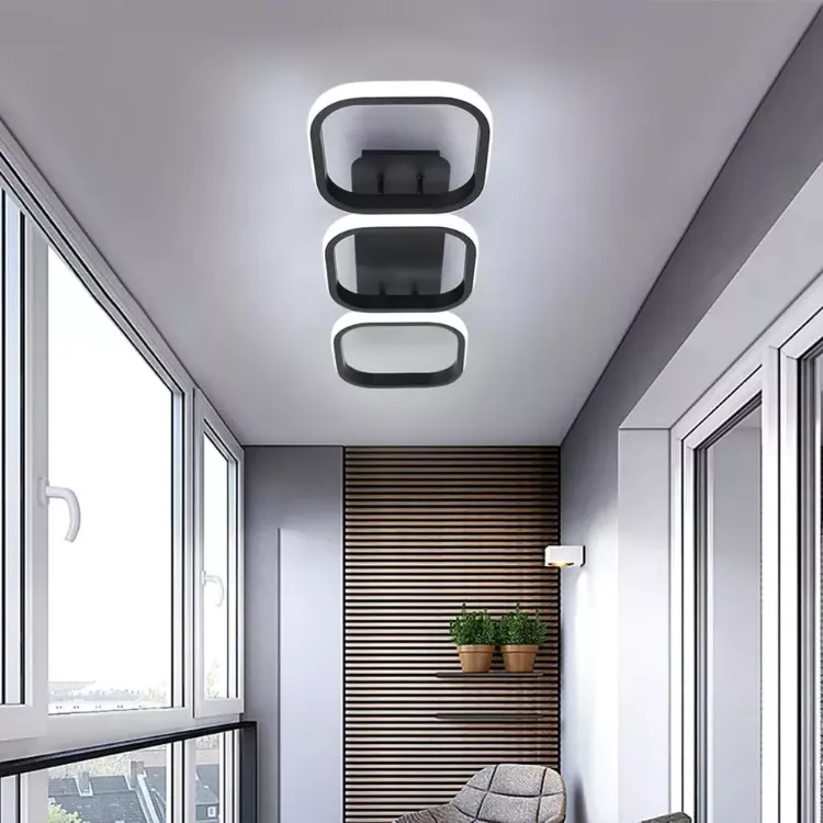 Picture of Chic Modern LED Ceiling Light for Kitchen, Living Room & Bedroom - Dimmable Lamp Design