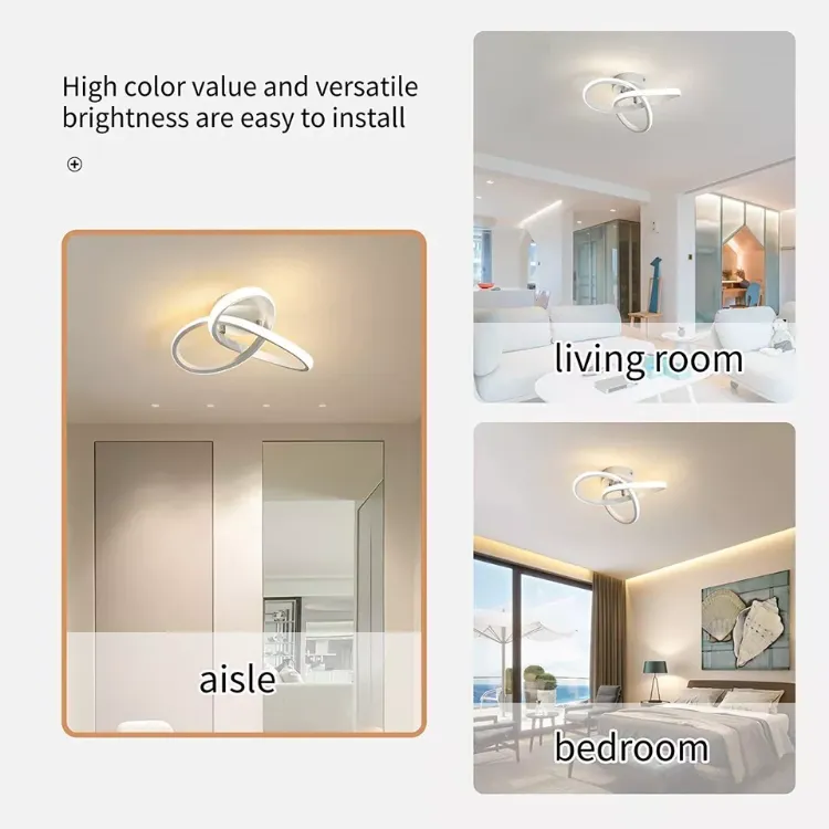 Picture of Modern LED Pendant Ceiling Light - Stylish Chandelier for Living Room & Bedroom