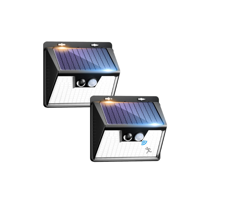 Picture of Durable Solar Motion Sensor Lights for Outdoor Security – IP65 Waterproof, 3 Modes for Garden & Driveway