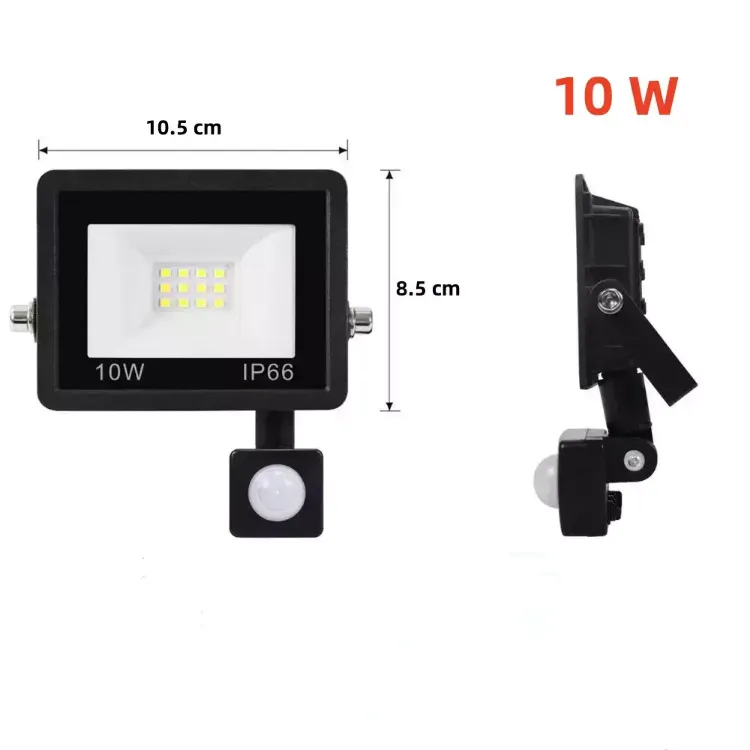 Picture of 10W Outdoor LED Floodlight PIR Motion Sensor Garden Security Light Waterproof UK