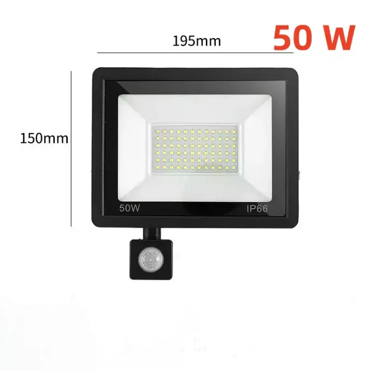 Picture of 50W PIR Motion Sensor Lights LED Floodlight Outdoor Flood Security Wall Lamp UK