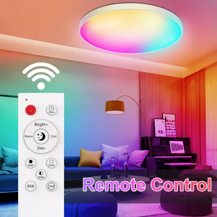 Picture of 36W Smart LED Ceiling Light, WiFi RGB Dimmable with App & Voice Control