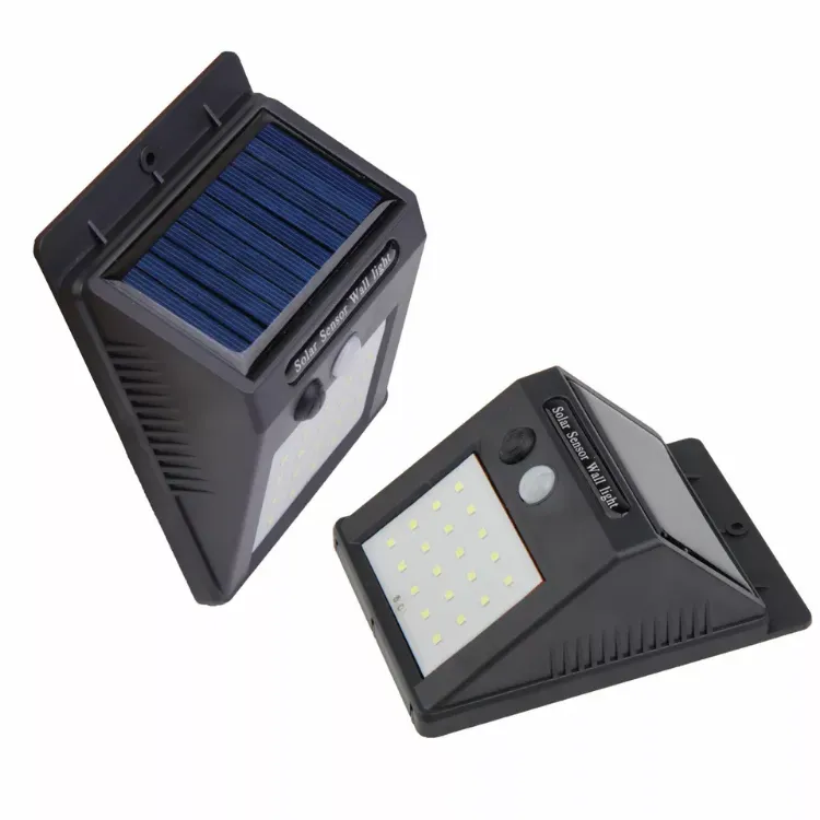 Picture of Solar Power PIR Motion Sensor Wall Light LED Outdoor Garden Security Flood Lamp