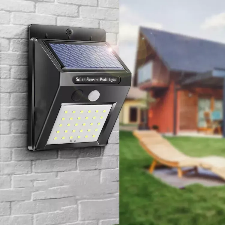 Picture of 1/2/4 Solar Power PIR Motion Sensor Wall Lights LED Outdoor Garden Security Lamp